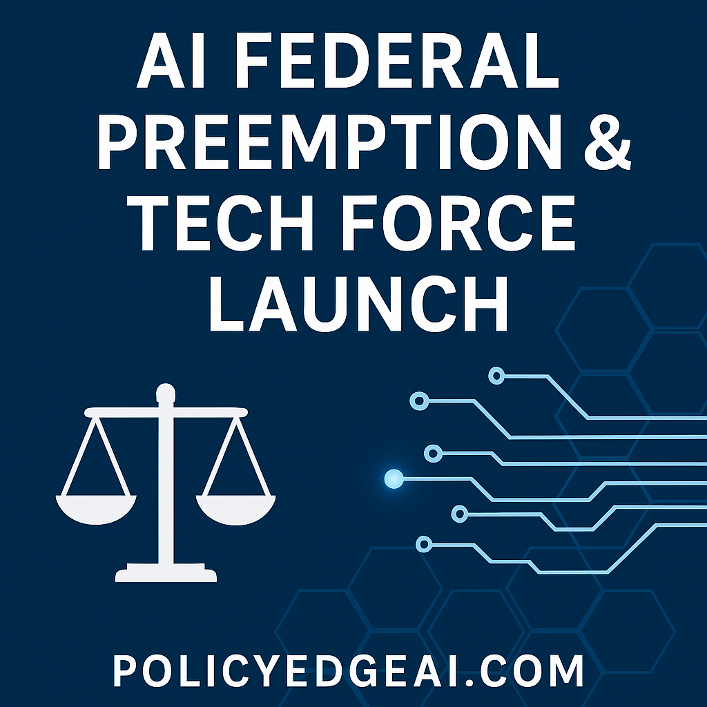 Washington’s Boldest AI Move Yet: Federal Preemption of State AI Laws and a New Tech Force to Power Government Innovation