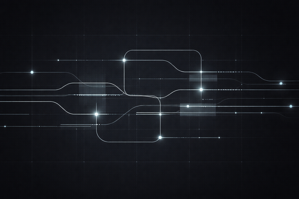 Abstract visual representing AI governance audit readiness and real-time regulatory evidence.