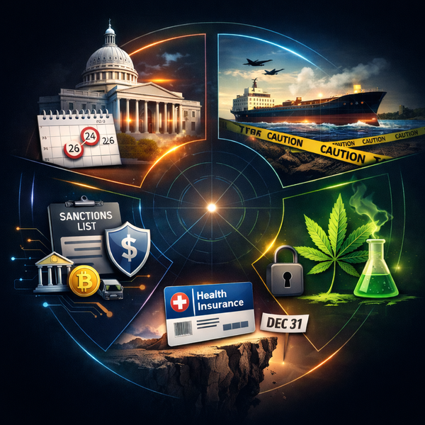 Policy Shock Radar: The 5 Government Moves Reshaping Risk This Week (Dec 22, 2025)