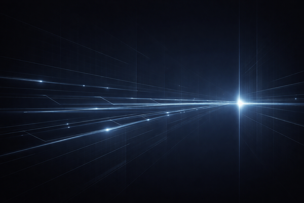 Abstract intelligence graphic showing policy signal lines converging toward a deadline, illustrating federal funding timelines shaping regulatory enforcement and oversight.